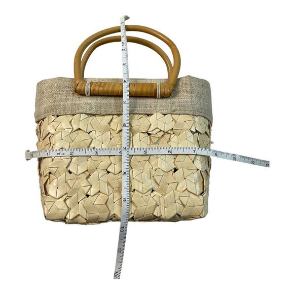 WOMEN Sandals Beige Macrame slippers Cotton knot Trassel Strap withPurse SIZE 8. - Picture 10 of 16